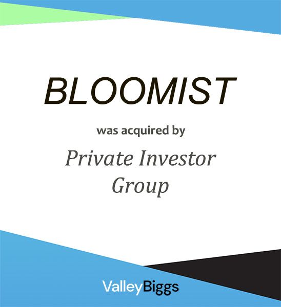 Bloomist successful transaction sold by ValleyBiggs