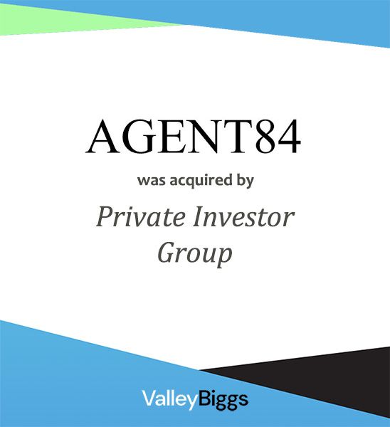 Agent84 business sold by ValleyBiggs