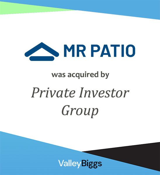 Mr Patio Company, sold through ValleyBiggs